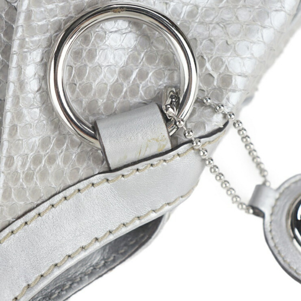 Gucci Sookie Tote Bag Python Silver - image 7